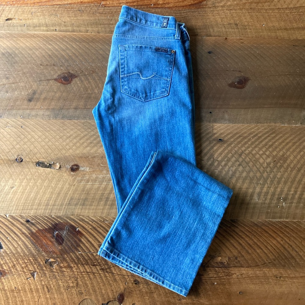 7 FOR ALL MANKIND Bootcut Jeans, size 28